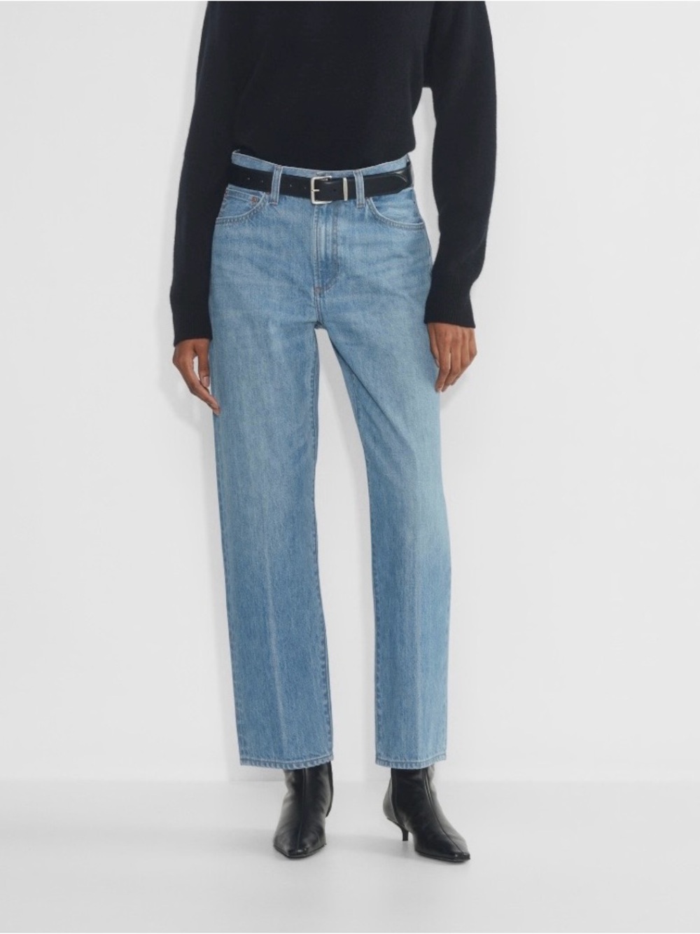 Denim Forum The 90's Marlo High Rise Jeans